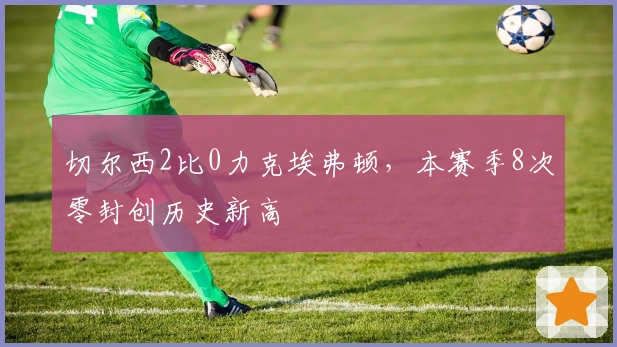 切尔西2比0力克埃弗顿，本赛季8次零封创历史新高